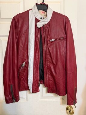 GAP Red Leather Jacket